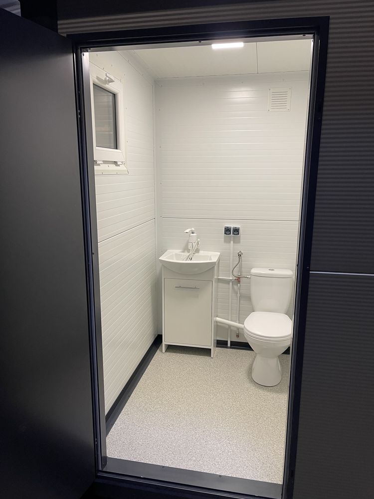 Kontener sanitarny Pawilon WC łazienka kibel toaleta socjalny budka