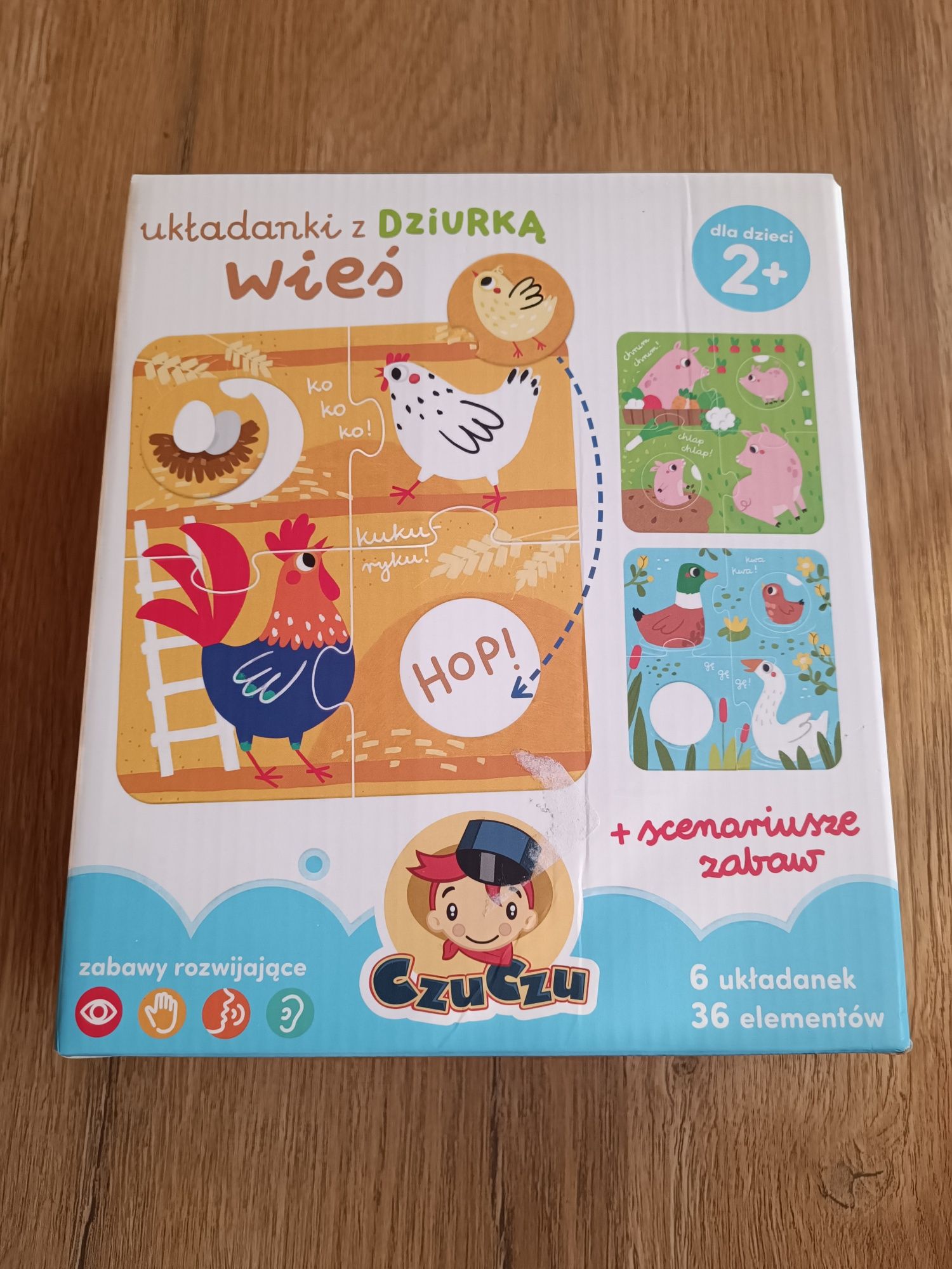 Czuczu układanki z dziurką wieś