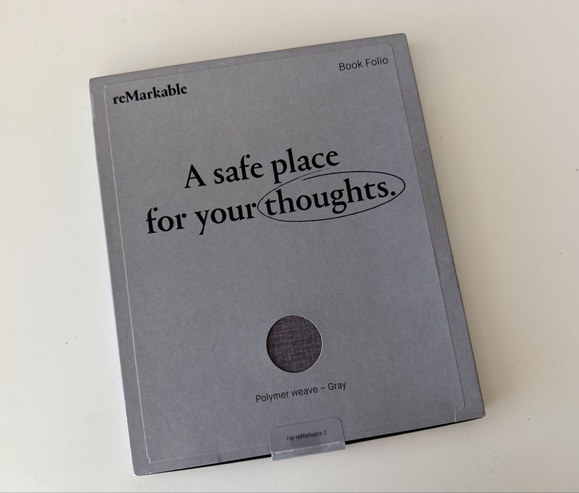 reMarkable 2 Book Folio Gray