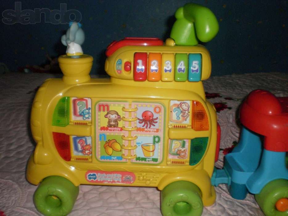 обучающий алфавитный веселый поезд VTech