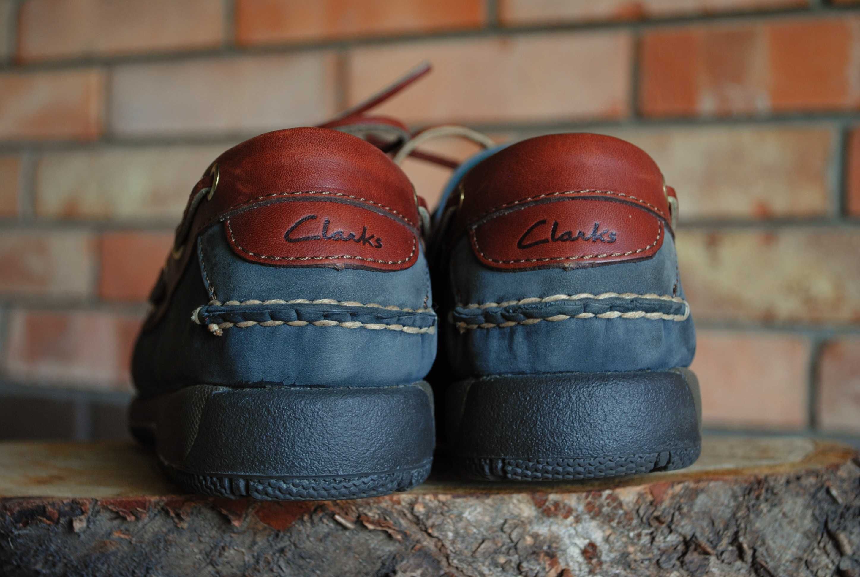 Топсайдеры Clarks Кожа размер 42 - 26.5 см Оригинал