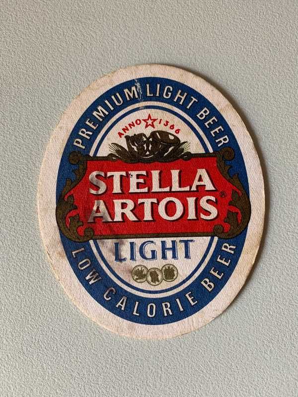 Base para Copo Antiga - Stella Artois Light