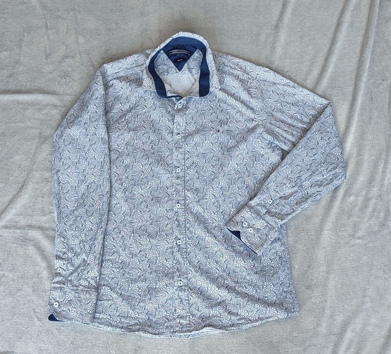 Koszula męska Tommy Hilfiger, rozmiar L, krój Slim Fit