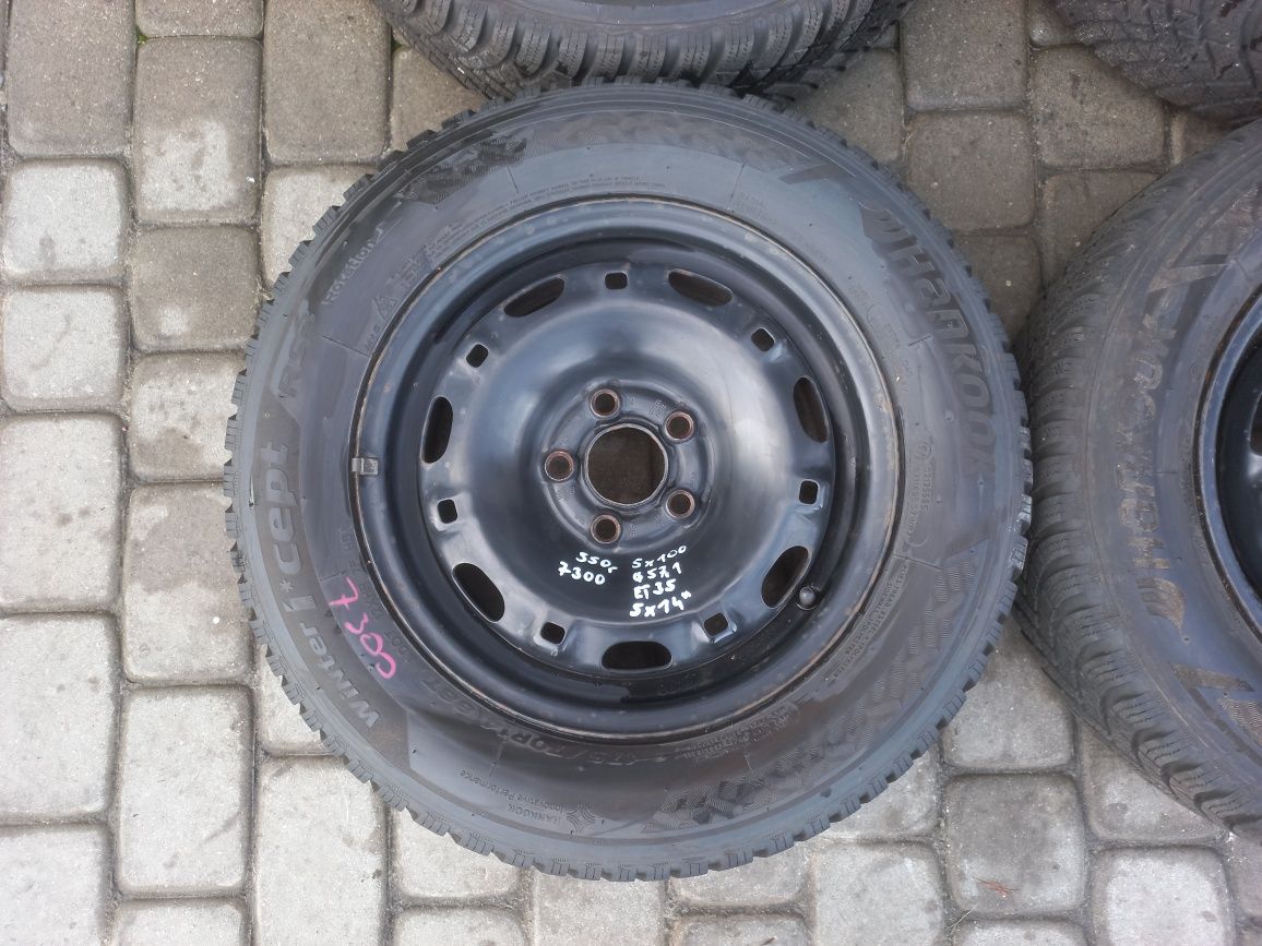 Koła zimowe 14" 5x100 do VW Polo, Audi A3, Seat Ibiza