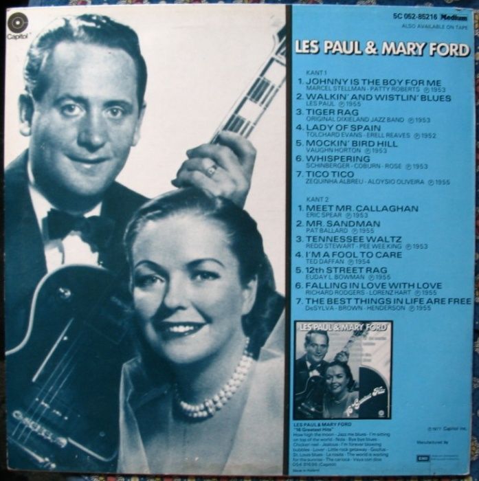 Les Paul & Mary Ford-Johny is the boy for me. winyl