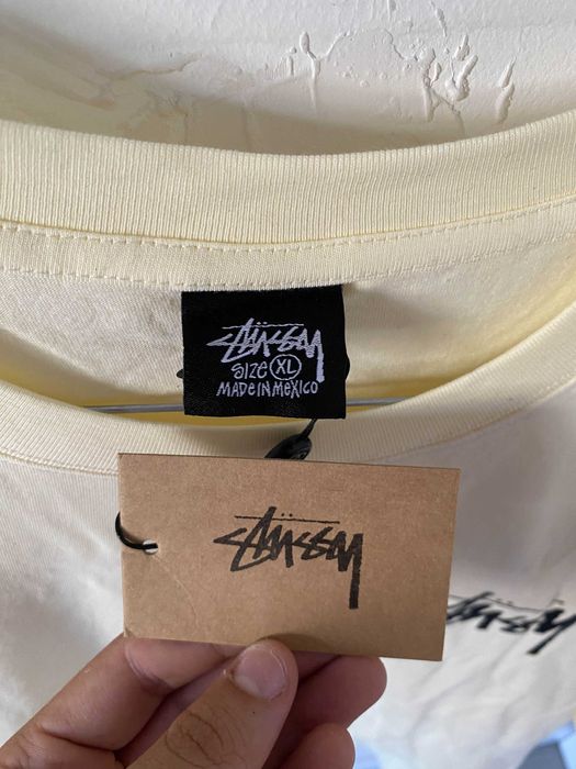 Stüssy Dice Tee Beige | XL | Pigment Dyed