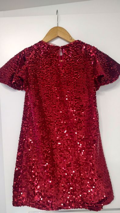 Різдвяна сукня для дівчинки в паєтки