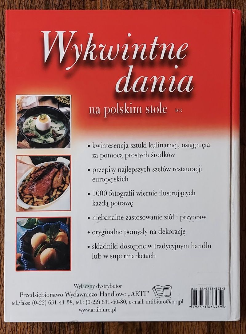 "Wykwintne dania na polskim stole. 1000 przepisów" książka kucharska