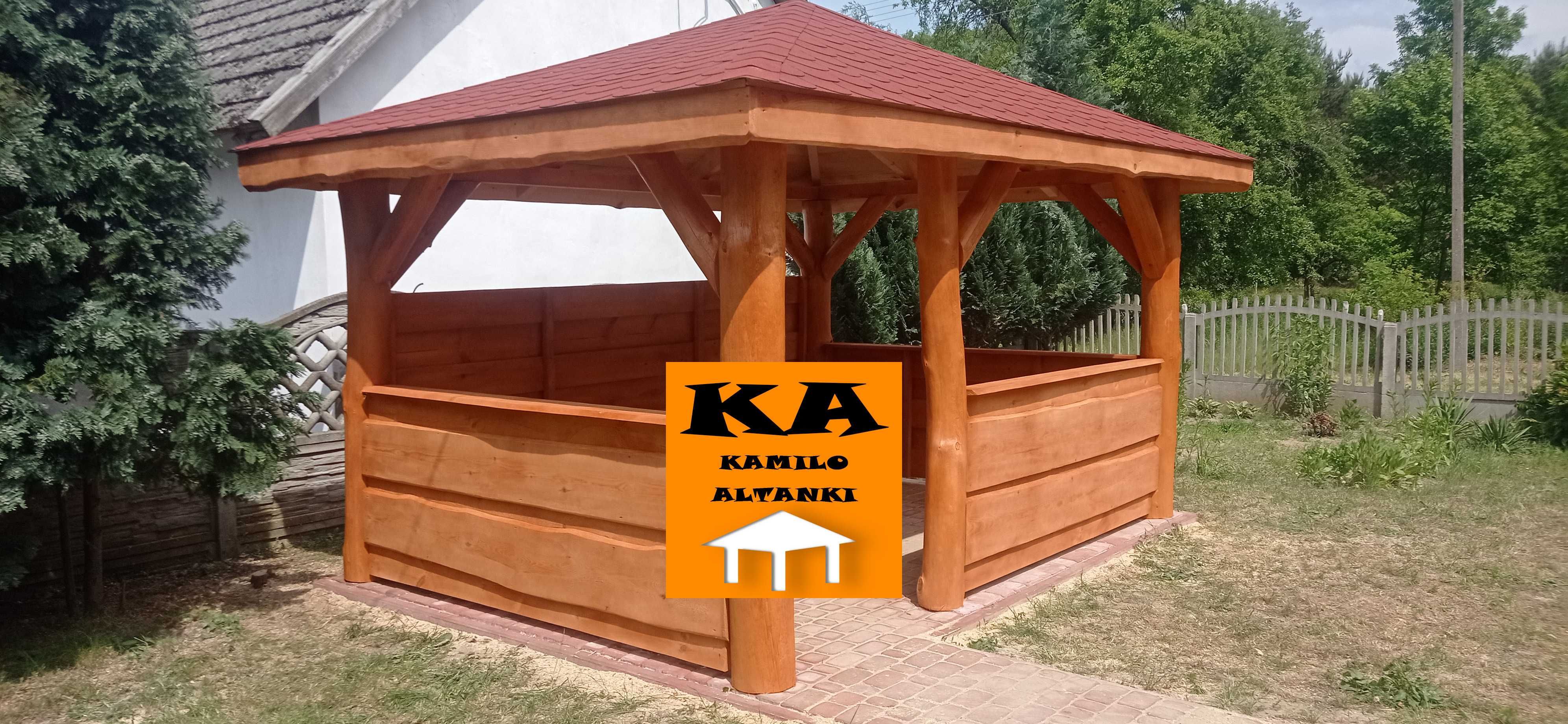 Altanka, Altana, Altanki, Altany na grubym balu ogrodowe