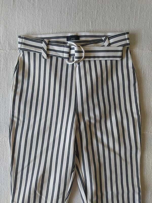 Spodnie w paski river island 32