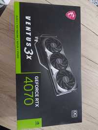 Karta graficzna MSI VENTUS 3X GeForce RTX4070, nowa, oryginalna