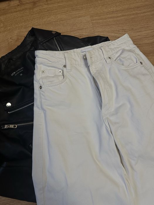 Джинси Zara, палаццо жіночі джинси висока посадка кльош