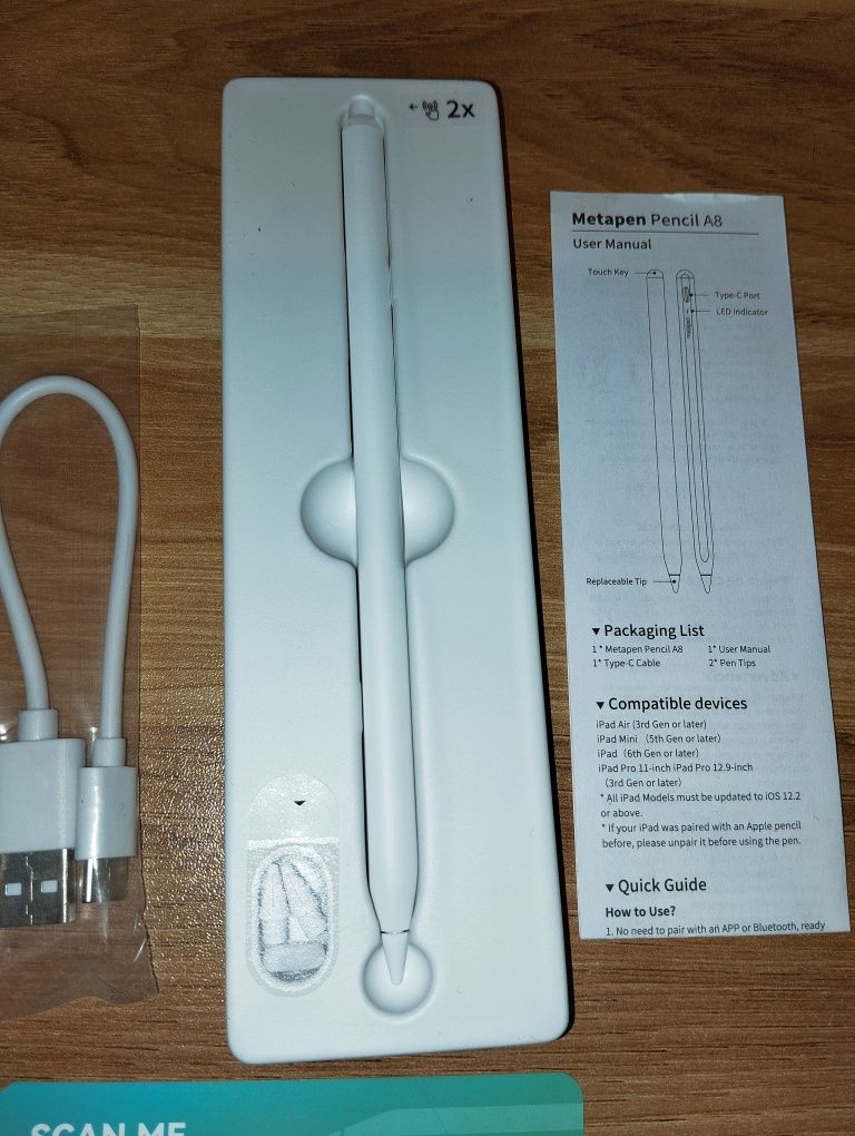Універсальний стилус Metapen A8 для Apple iPad