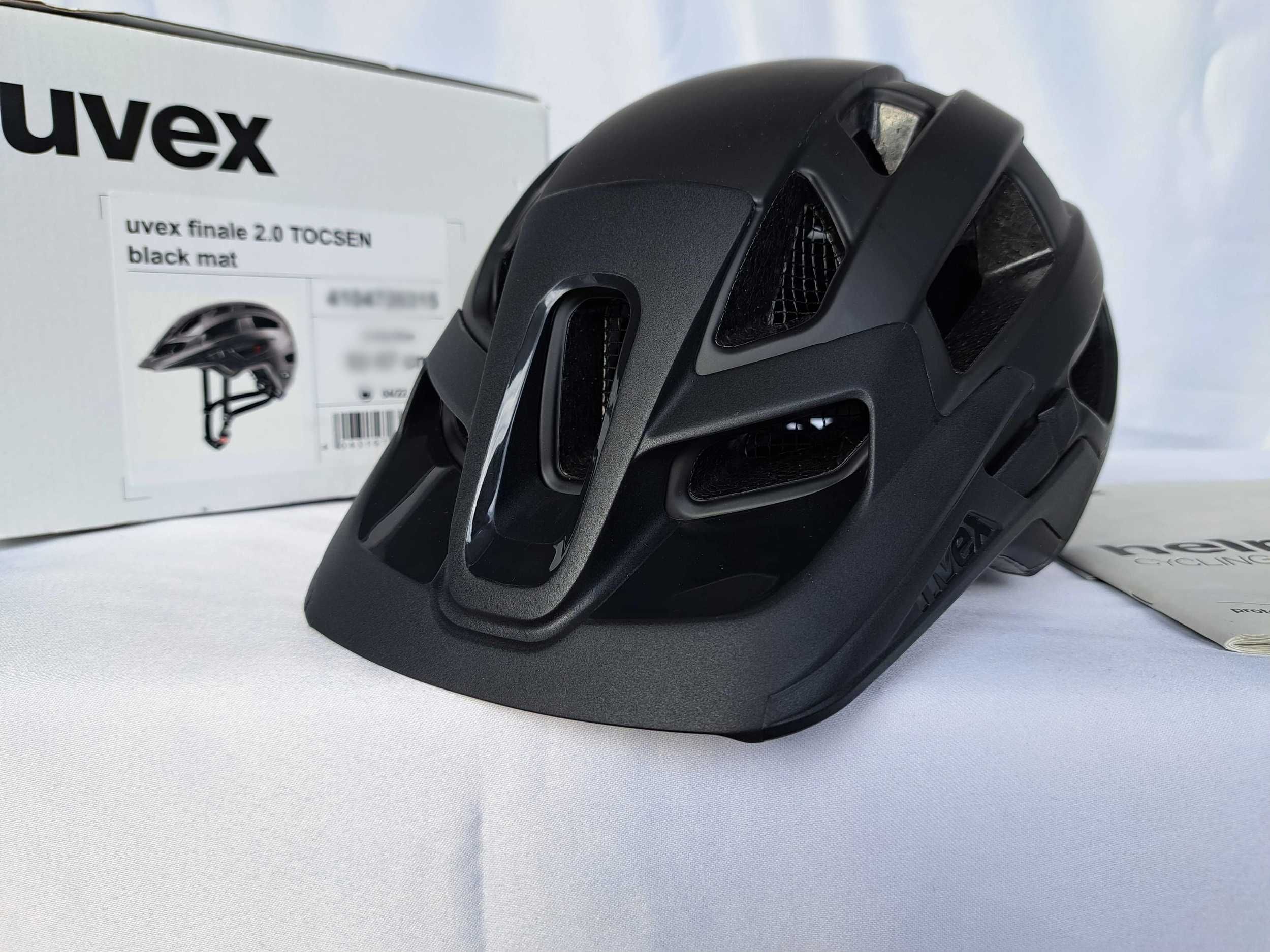 Uvex Finale 2.0 Tocsen 56-61cm kask rowerowy alarm