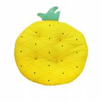 Poduszka Yummy 35 cm owoc ananas żółta pluszowa