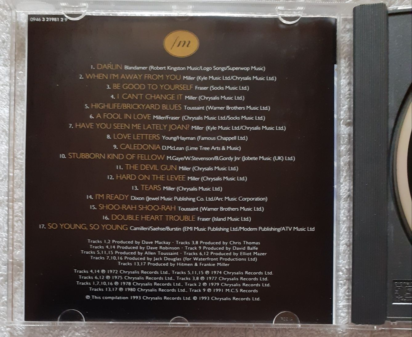 Frankie Miller ‎– The Very Best Of (CD)