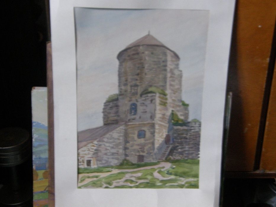Башня Кармелюка 1972г. Художник Батюшков В. (1894г.р.) 4-А ! выставочн