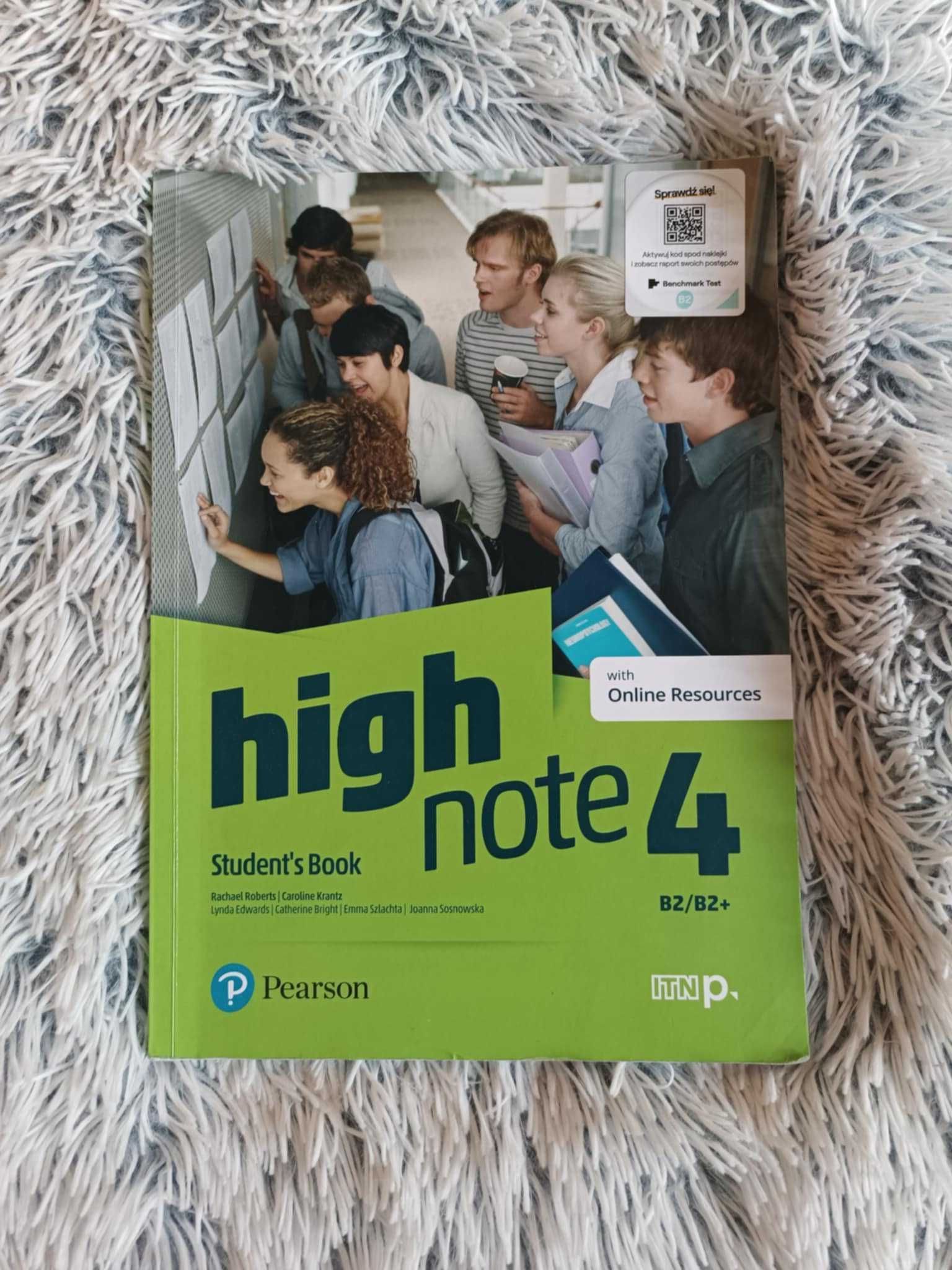 "High Note 4" podręcznik i ćwiczenia do języka angielskiego od Pearson