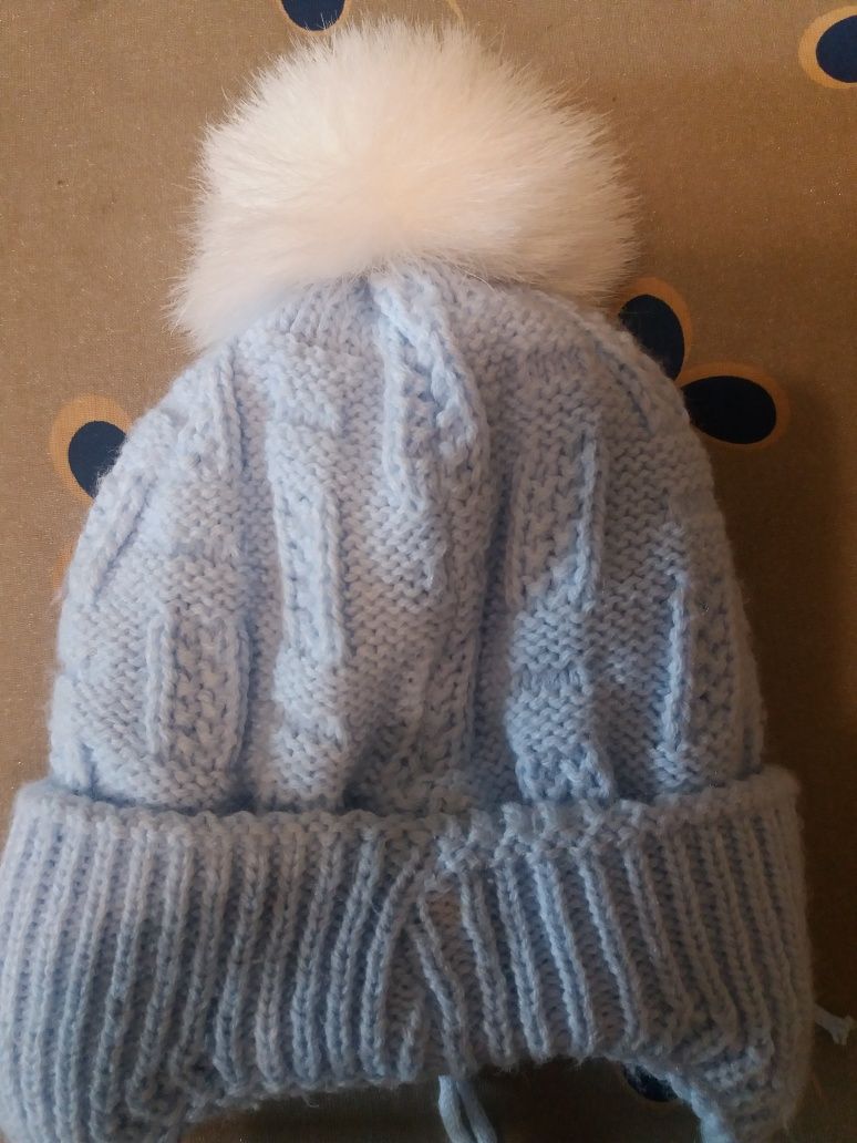 Зимняя шапка для мальчика 44 размер