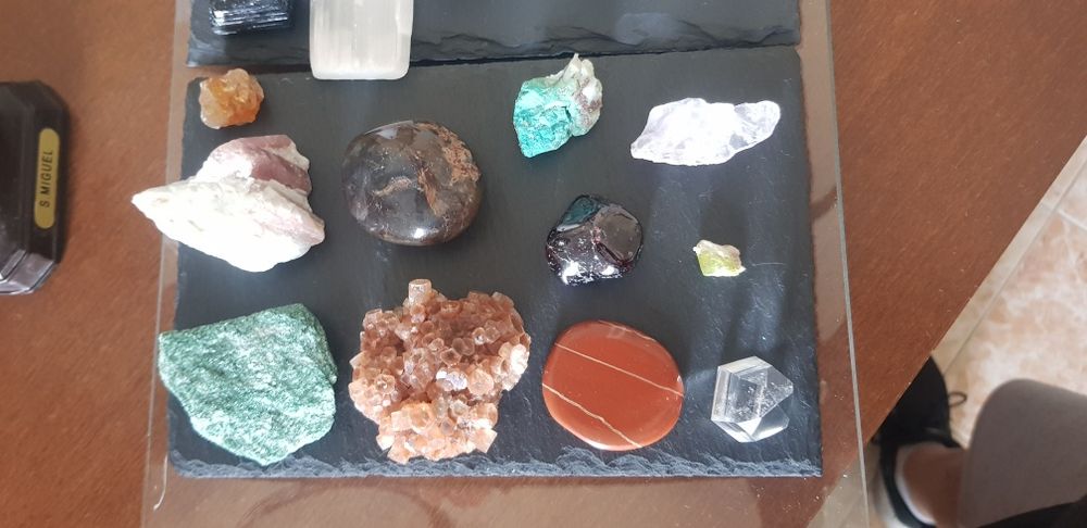 Diversas pedras semipreciosas