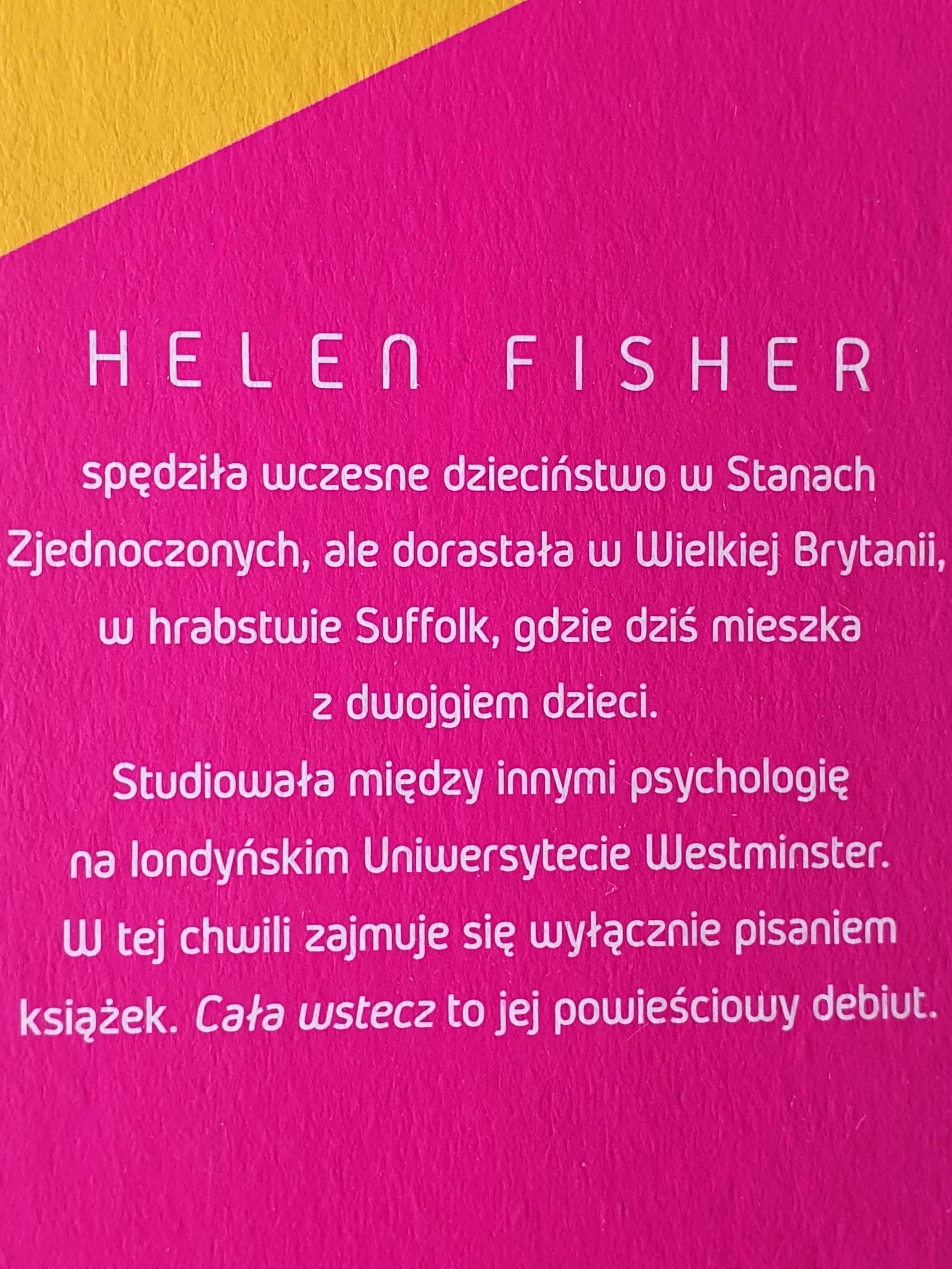 Cała wstecz - Helen Fisher