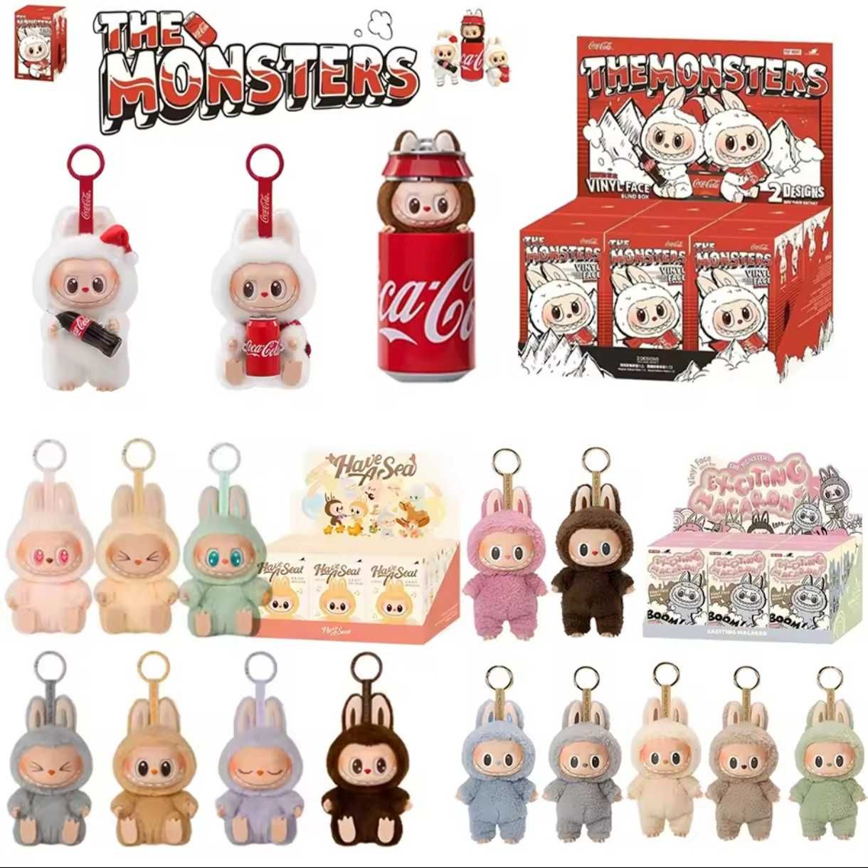 НОВАЯ Игрушка Лабубу Labubu в коробке Coca-Cola/1 Сезон/2 сезон/Фиолет