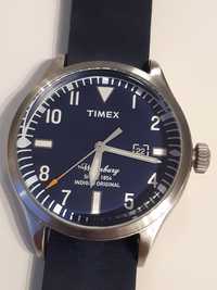Timex Waterbury jak nowy komplet Indiglo