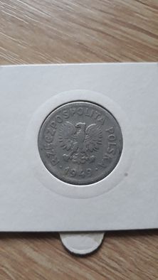 1 złoty 1949 r.- nr 2 - Aluminium-Bardzo ładna