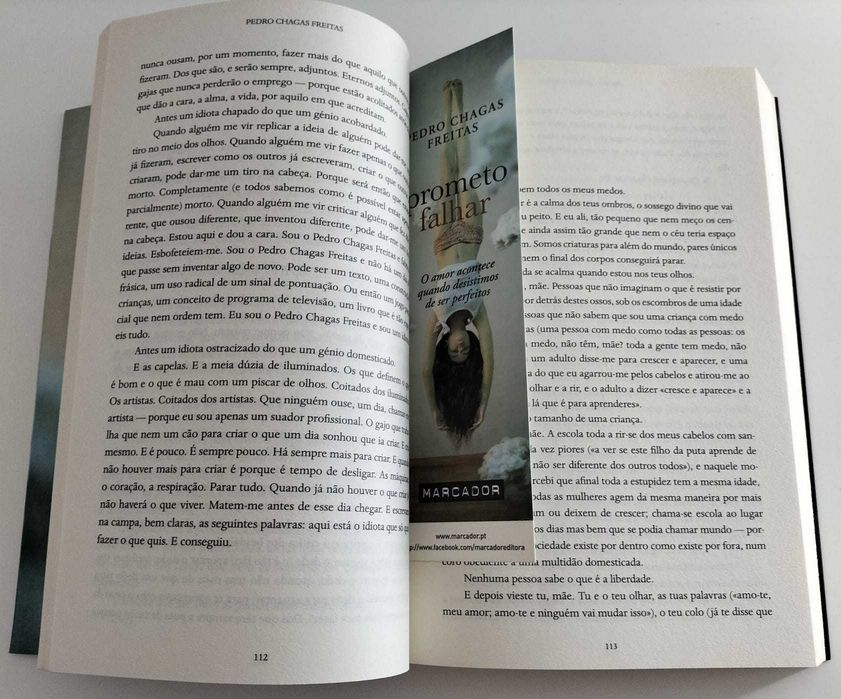 "Prometo Falhar", Pedro Chagas Freitas