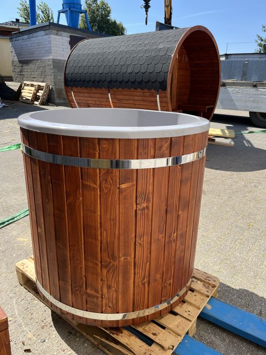 Beczka do schładzania + schody