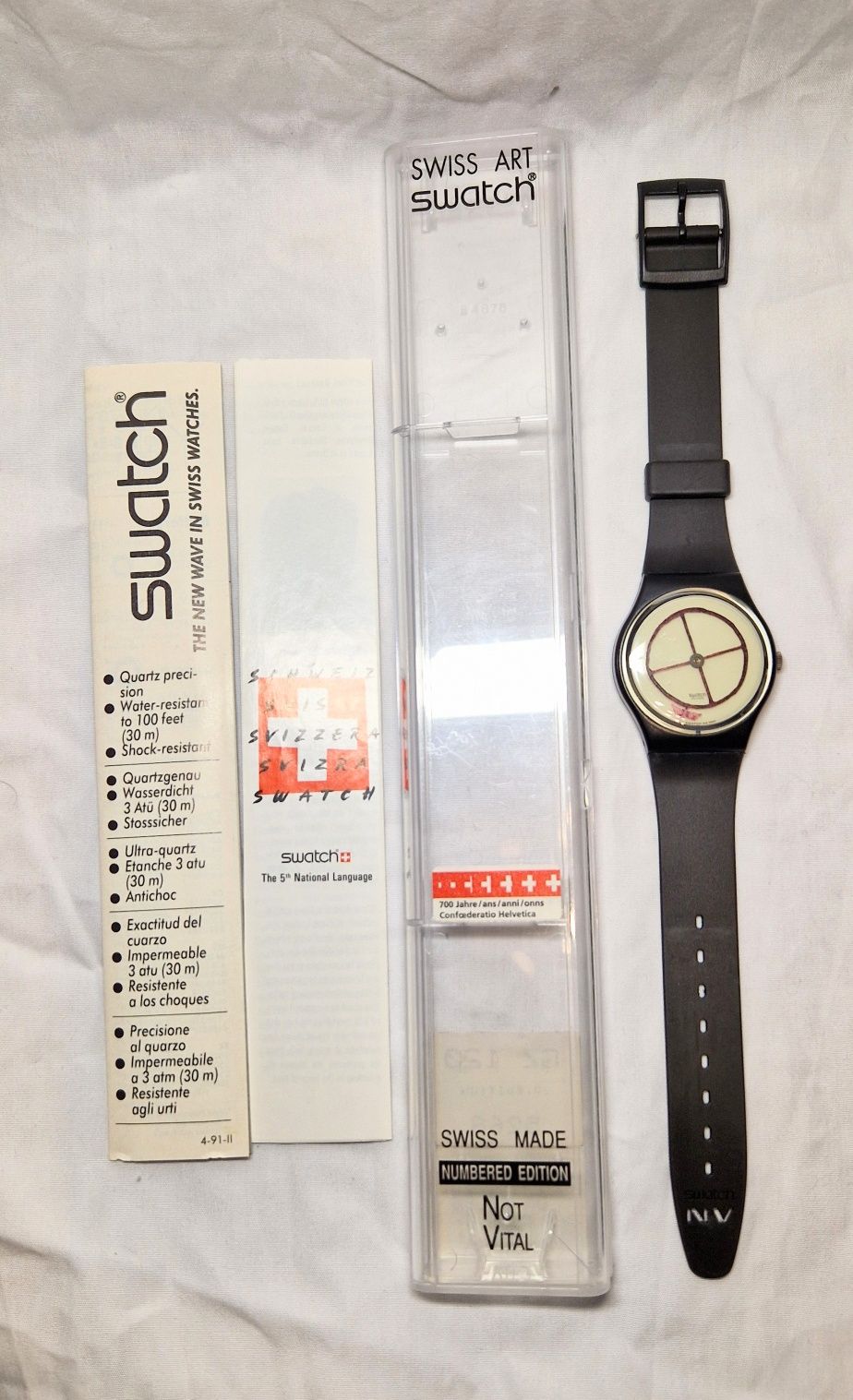 Swatch Swiss Art numerowany zegarek kolekcjonerski
