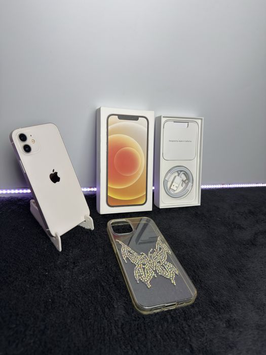 iPhone 12|Biały|100%|Super Stan|Pełen Zestaw