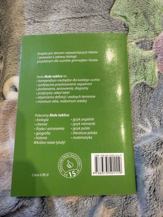 Małe tablice biologia (adamantan, gimnazjum, liceum)