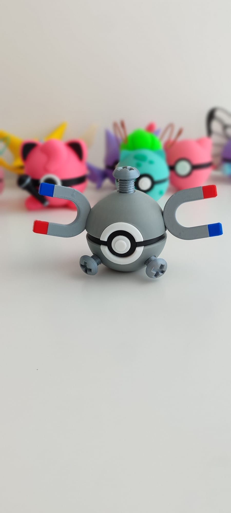 Magnemite pokeball pokemon 3d