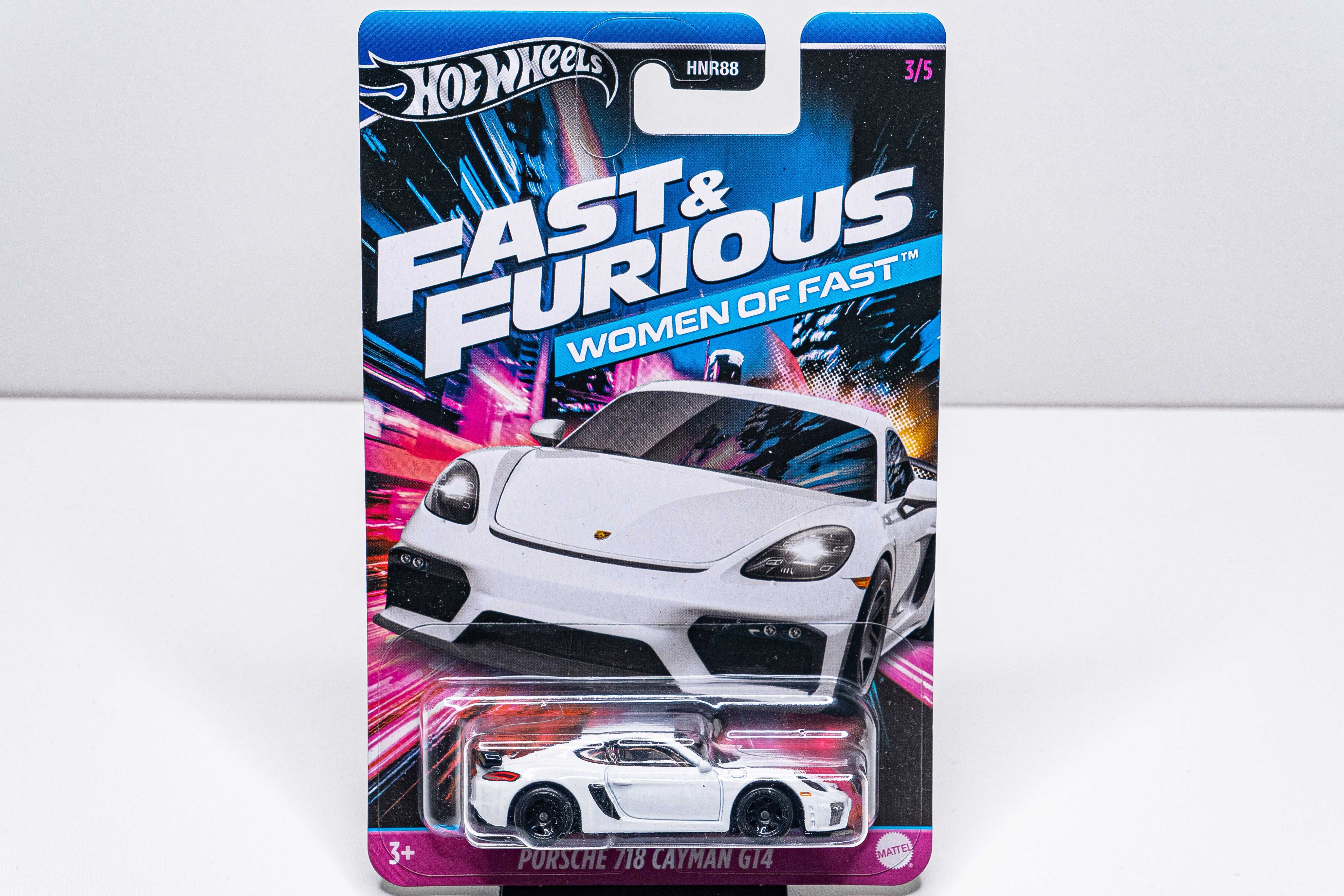 HOT WHEELS Porsche 718 Cayman GT4 F&F Women of Fast 3/5 - NOWY