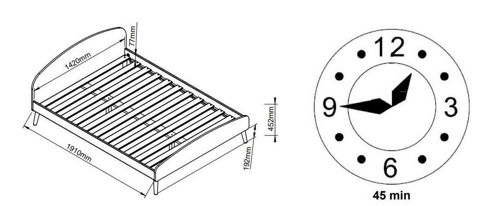 Camas Montessori larga 1,20x1,90, NOVA e embalada VERBAUDET