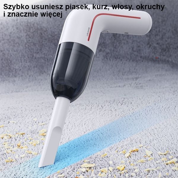 Usams Odkurzacz Mini Bezprzewodowy LEJ Series Biały / White Xcqzb25301