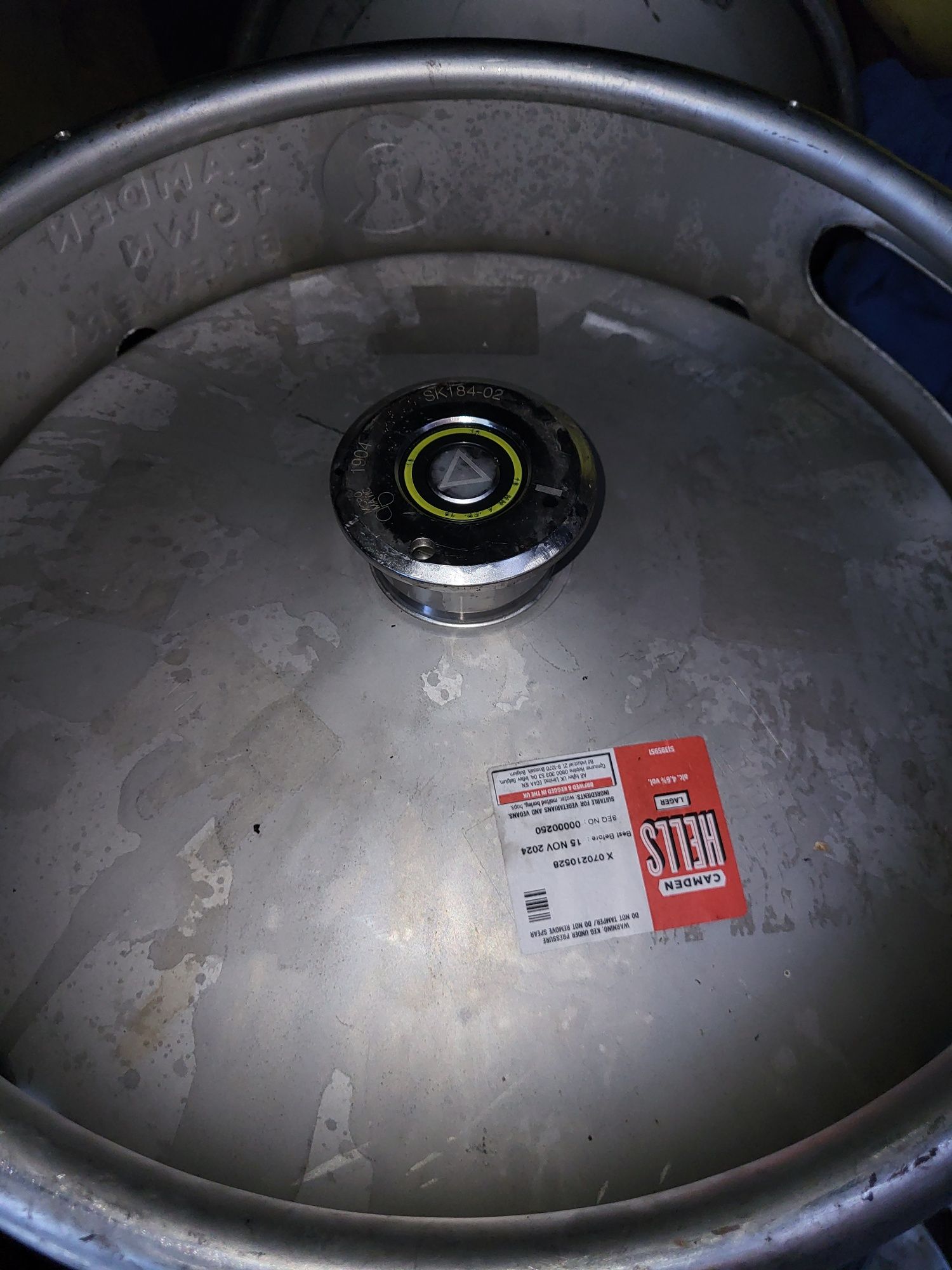 Keg 50  litrow po piwie