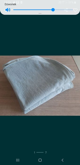 Pokrowiec Ikea Bagentropp niebieski jeans siedzisko poduszka home ikea