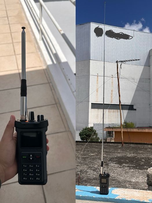 Antena extensível para Rádios CB walkie-talkie 27 MHz rádios comunicaç