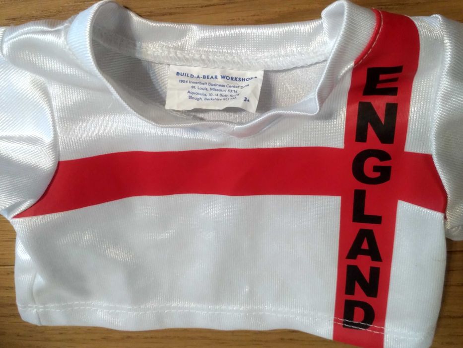 Zabawkowa Koszulka piłkarska Anglii, build a bear Workshop