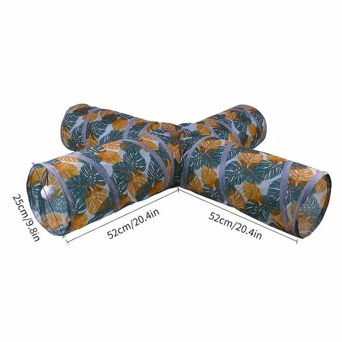 Túnel De Gato Dobrável 4 entradas