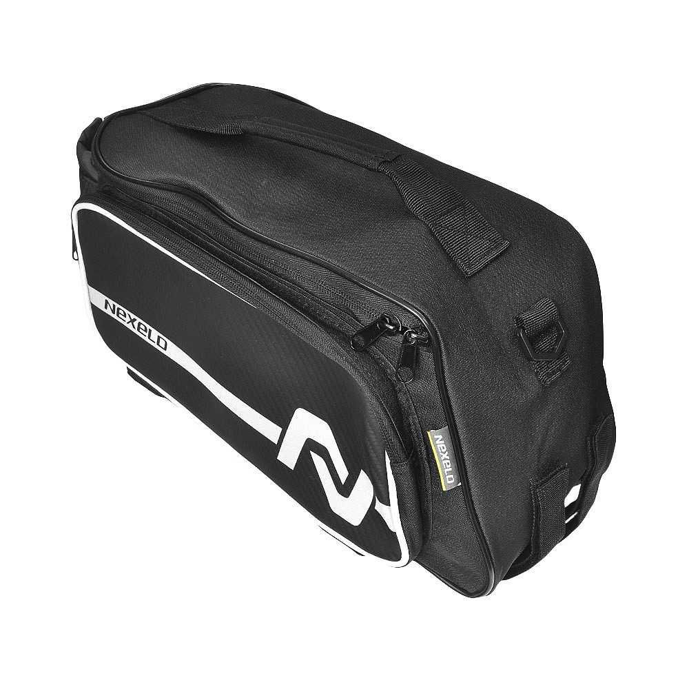 Torba na bagażnik rowerowy , z paskiem, materiał 300D PVC/PU