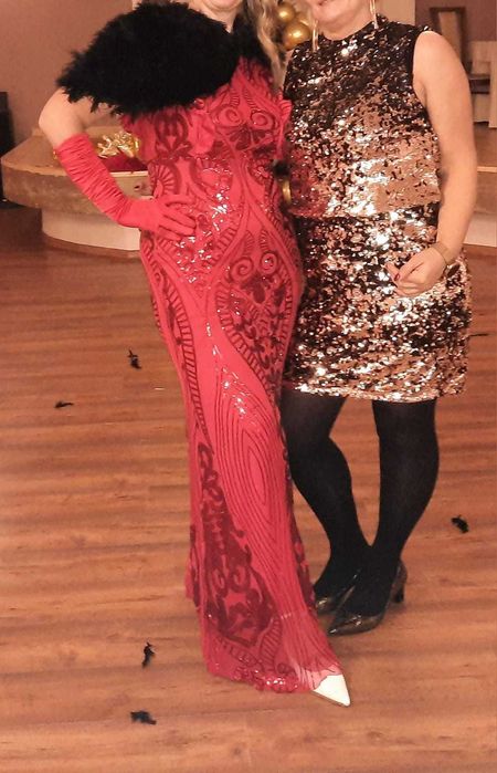 Kostium Sexy Dziewczyna Gangstera lata 20 roz  42 XL