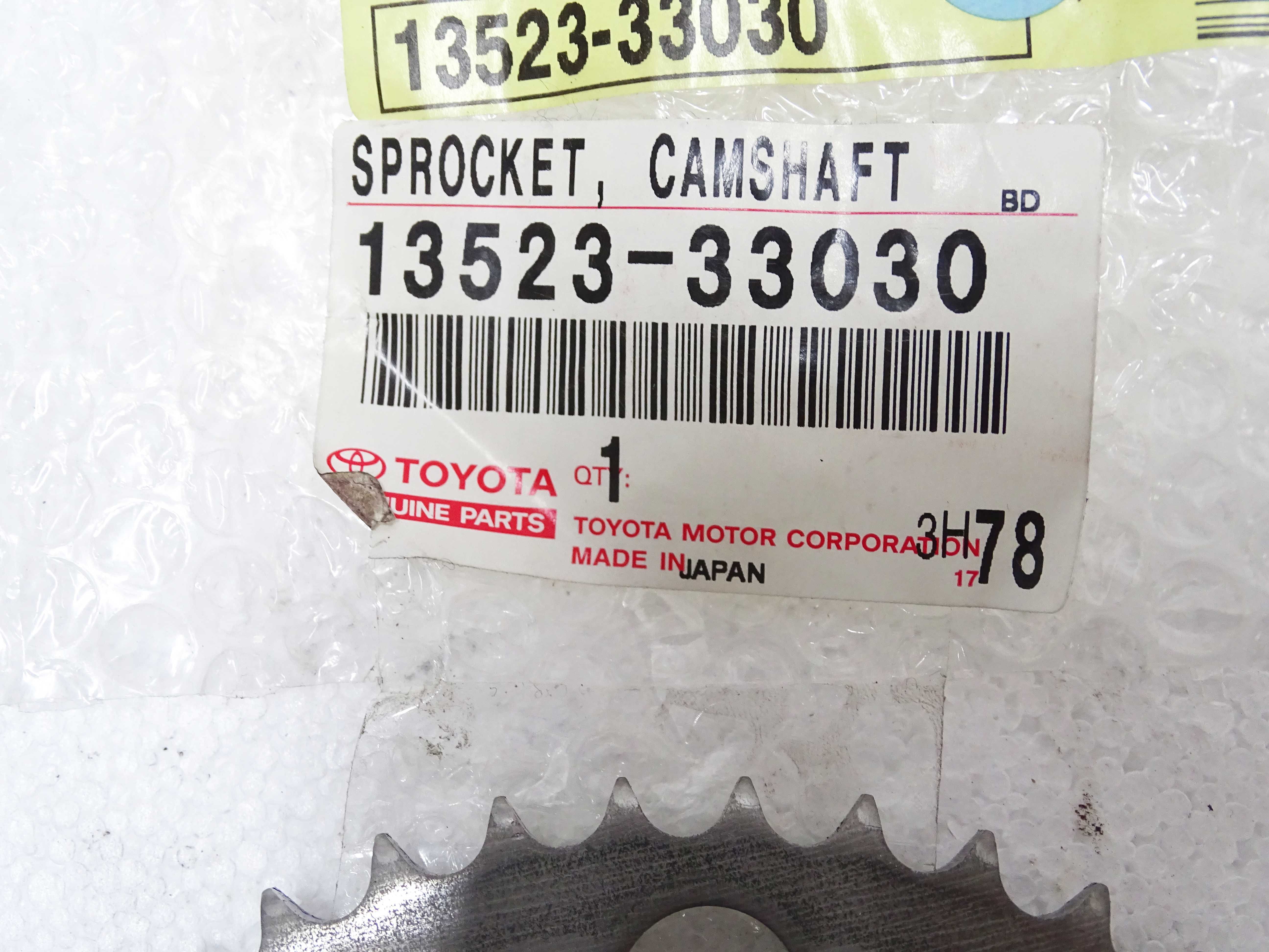 Zębatka wałka rozrządu koło zębate Toyota IQ Verso Yaris Corolla Auris