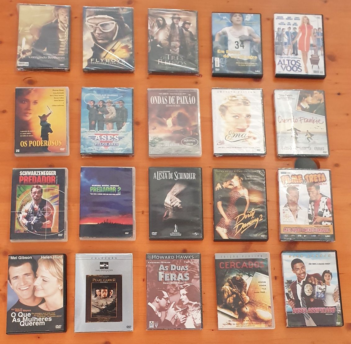 DVDs de grandes títulos Cinema