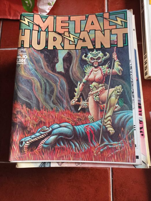 Revistas BD Metal Hurlant, inclui Nº 1