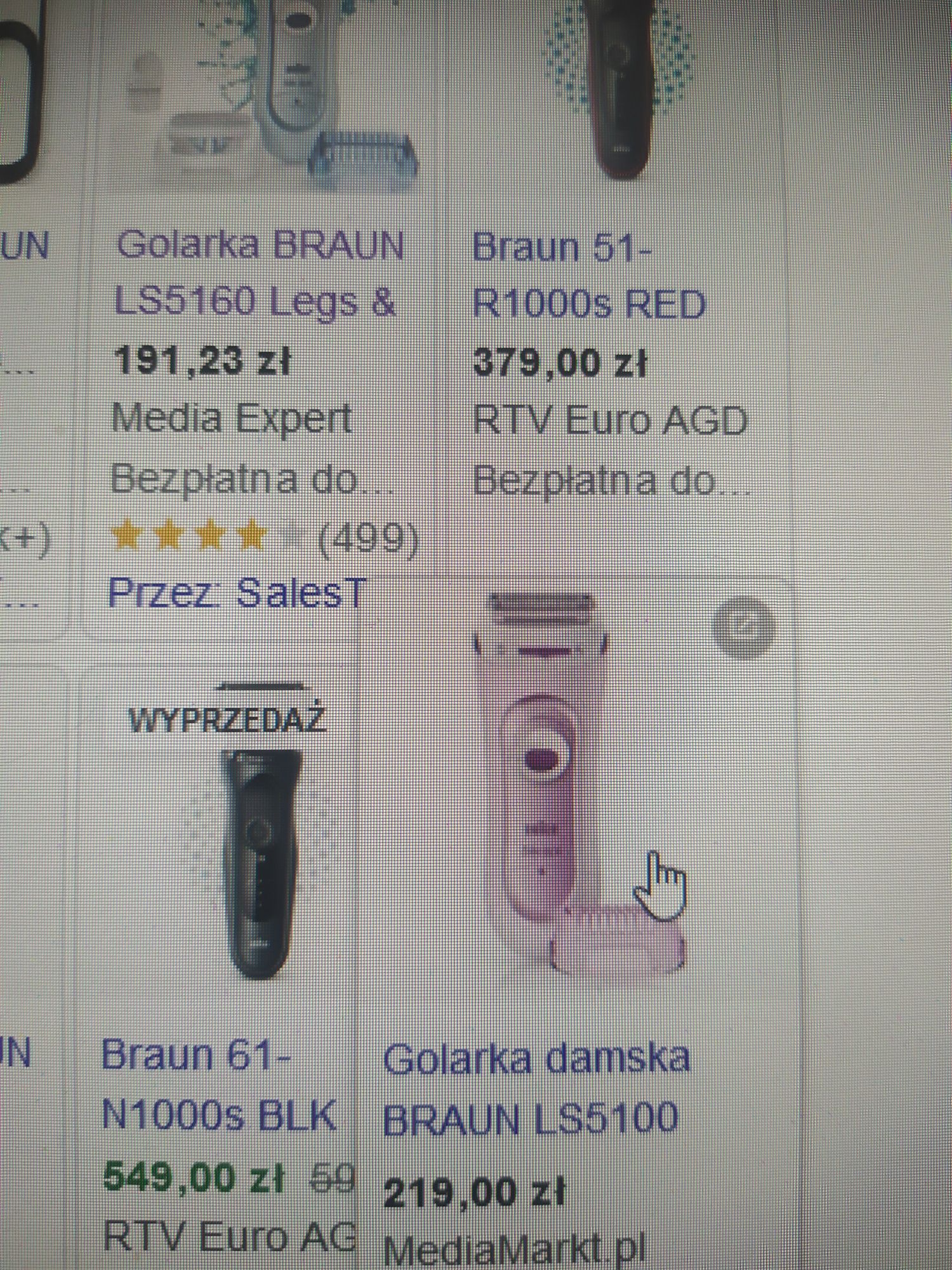 Golarka Braun depilator