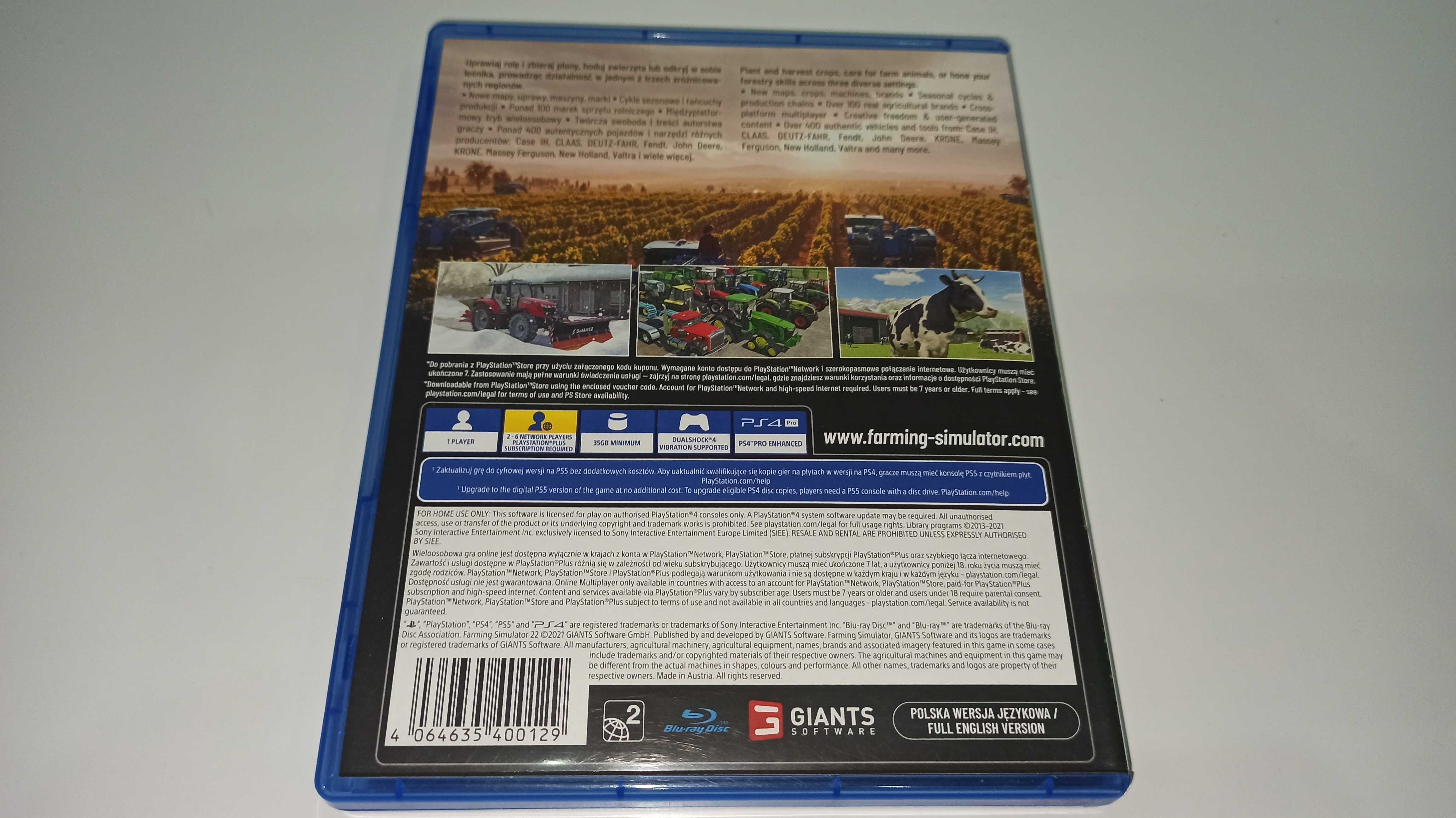 ps4 FARMING SIMULATOR 22 PL po polsku ,symulator farmy siejesz kosisz