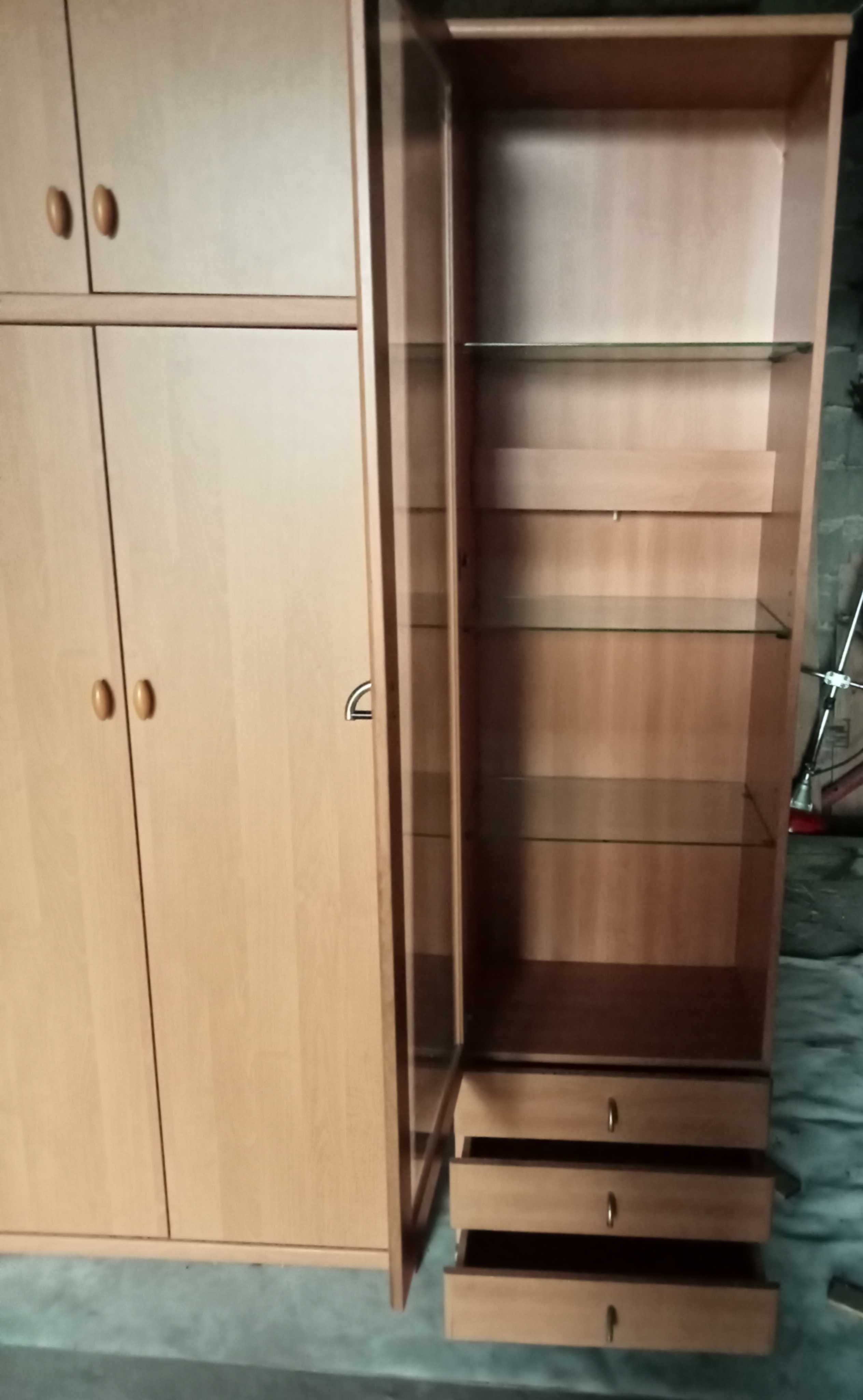 Szafa, regał - słupek szklany